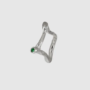 MOLD ART SMARAGD EZÜST GYŰRŰ