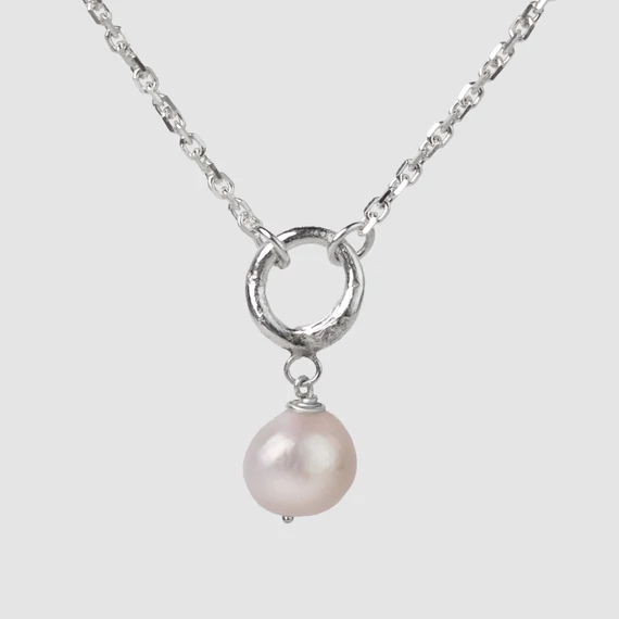 MOLD ART PEARL EZÜST NYAKLÁNC
